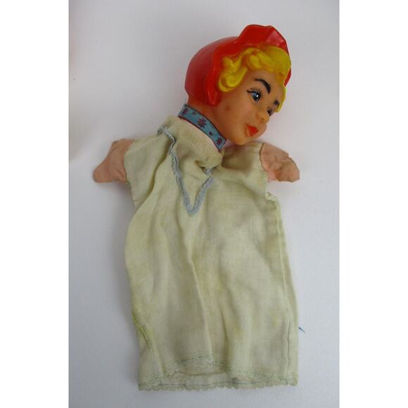 5 Punch and Judy Show Hand Puppets Mister Rogers, Red Riding Hood, Grandma ++++ - Picture 4 of 11